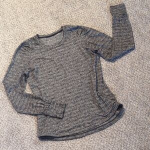 Lululemon Extra Mike Long Sleeve Activewear Top
